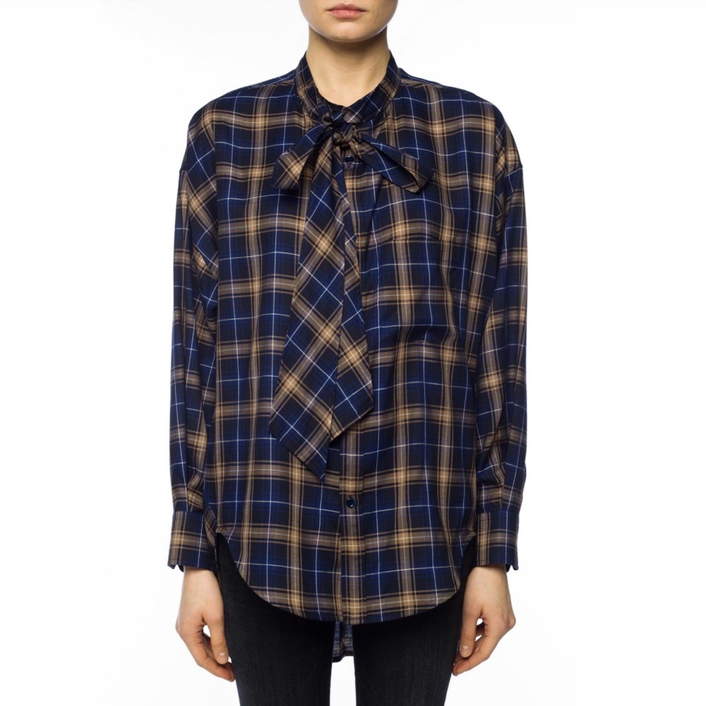 New Balenciaga Checked Shirt